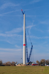 Baustelle Windpark