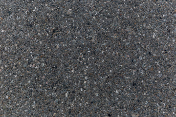 Texture of new asphalt