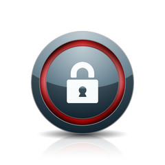 Lock Safety Sign illustration