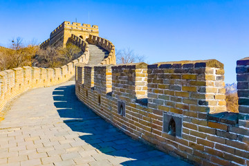 Flight of steps and tower in the Great Wall