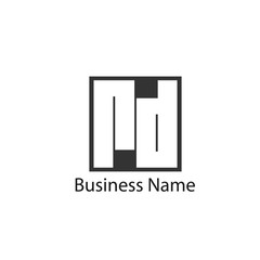 Initial Letter RD Logo Template Design