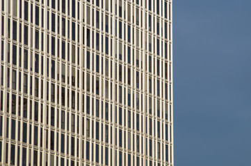 Parallel lines of windows. Abstract building background