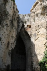 Ear of Dionysius or Orecchio di Dionigi in Syracuse, Sicily Italy