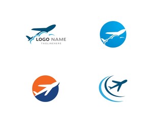 Plane logo vector