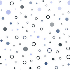 Dark Purple vector seamless texture with disks.