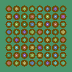 seamless pattern with circles