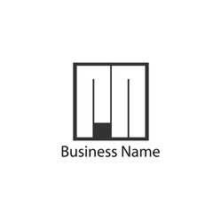 Initial Letter RN Logo Template Design