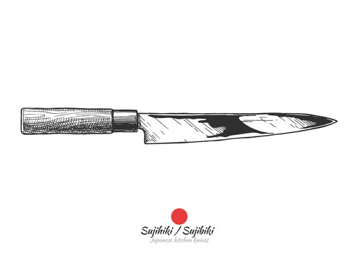 Japanese kitchen knife
