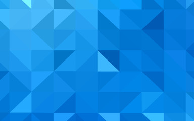 Fototapeta premium Light BLUE vector polygon abstract backdrop.