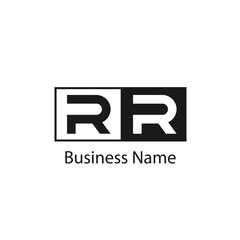 Initial Letter RR Logo Template Design