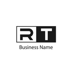 Obraz premium Initial Letter RT Logo Template Design