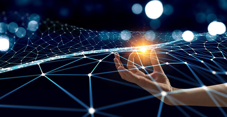 New technologies for connection. 3d rendering