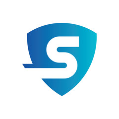 Letter S shield
