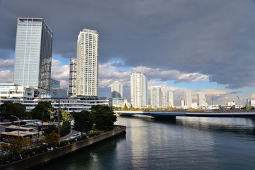 Fototapeta na wymiar 横浜ポートサイドの風景