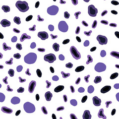 Naklejka na ściany i meble Light Purple vector seamless cover with spots.