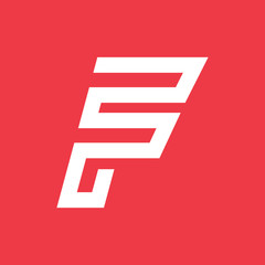 Letter F logo design