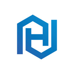 Letter H modern logo