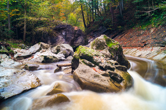 Bach im Herbstwald 5