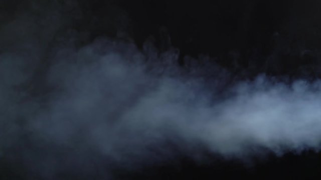 Smoke effect smoke machine on black background