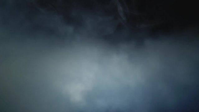 Real live action smoke on black background