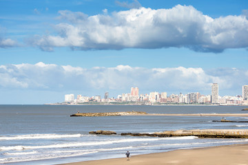 Marine landscape skyline Mar del Plata