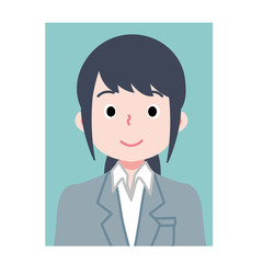 女性　証明写真