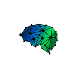 Creative Brain Logo Design Vector