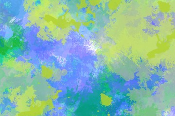 Obraz na płótnie Canvas Spring Summer floral color Abstract paint sponged splash dab backgrounds