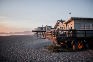 pier at sunset