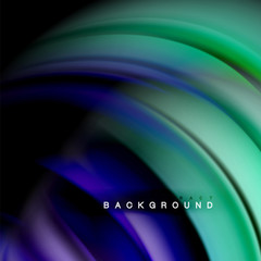 Background abstract - liquid color wave