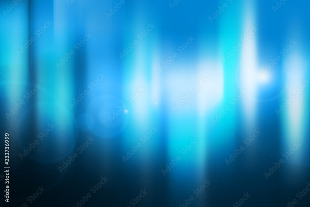 Poster blurred light blue gradient bokeh abstract background