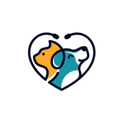 Modern Animal Pet Logo Template