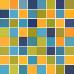 Abstract Colorful Square Bricks Background