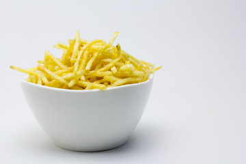 Pajas de patata frita