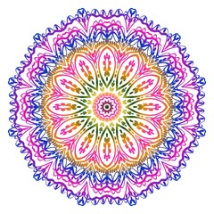 Oriental mandala. Vintage decorative elements. Vector illustration. It is super brilliant vector illustration