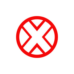 X letter logo design vector template