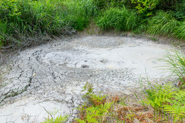 秋田県 八幡平 後生掛温泉 泥火山 