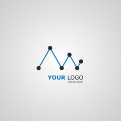 Connect abstract vector design