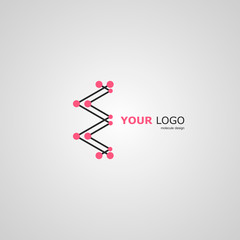 Connect abstract vector design