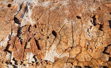 Corrosion of the protective surface of the underground utilities