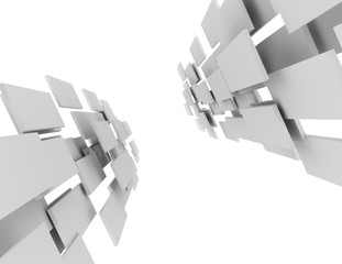 3D futuristic abstract background . 3d rendered illustration