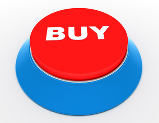 3D button icon concept . 3d rendered illustration