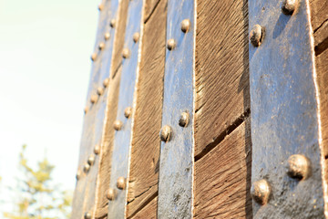 Close up the Japanese Castle Gate