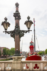 Fototapeta premium Ornaments of the Regentessebrug Rotterdam, Netherlands