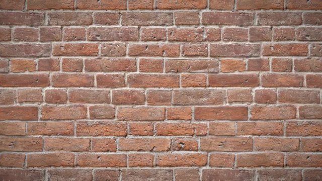 seamless loop, moving background, old brick wall