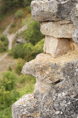 Part of a stone wall