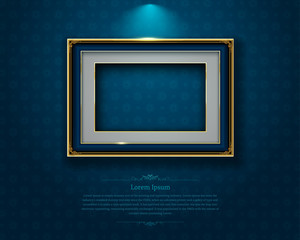 gold frame border picture thai art