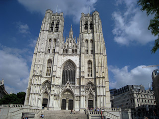 Fototapeta na wymiar Brussels Cathedral