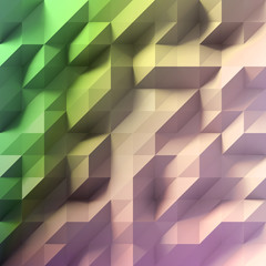 Colorful polygonal texture  3d illustration