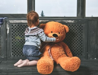 irl with a Teddy bear